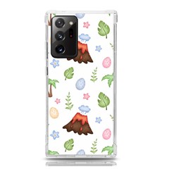 Cute Palm Volcano Seamless Pattern Samsung Galaxy Note 20 Ultra Tpu Uv Case by Ket1n9