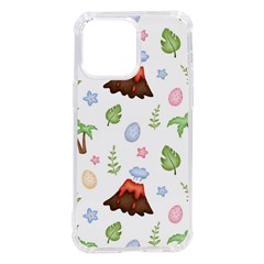 Cute Palm Volcano Seamless Pattern Iphone 14 Pro Max Tpu Uv Print Case by Ket1n9