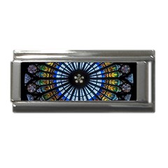 Stained Glass Rose Window In France s Strasbourg Cathedral Superlink Italian Charm (9mm) by Ket1n9