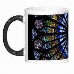 Stained Glass Rose Window In France s Strasbourg Cathedral Morph Mug by Ket1n9