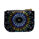 Stained Glass Rose Window In France s Strasbourg Cathedral Mini Coin Purse Back