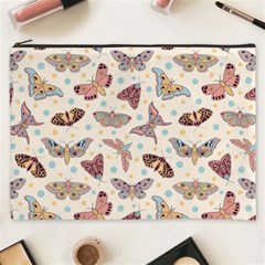 Pattern With Butterflies Moths Cosmetic Bag (xxxl) by Ket1n9