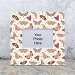 Pattern With Butterflies Moths White Box Photo Frame 4  x 6  Front