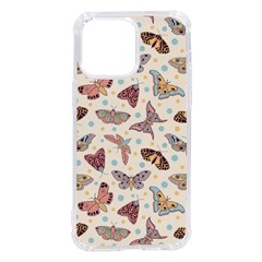 Pattern With Butterflies Moths Iphone 14 Pro Max Tpu Uv Print Case by Ket1n9