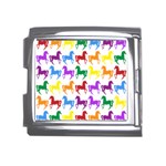 Colorful Horse Background Wallpaper Mega Link Italian Charm (18mm) Front