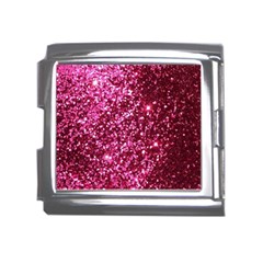 Pink Glitter Mega Link Italian Charm (18mm) by Hannah976