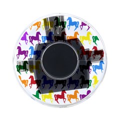 Colorful Horse Background Wallpaper On-the-go Memory Card Reader by Hannah976