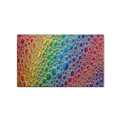 Bubbles Rainbow Colourful Colors Sticker Rectangular (100 Pack) by Hannah976