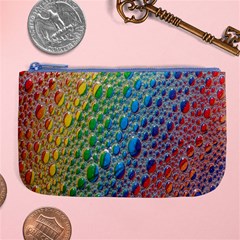 Bubbles Rainbow Colourful Colors Large Coin Purse by Hannah976