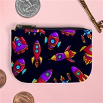 Space Patterns Mini Coin Purse Front