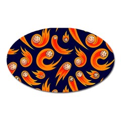 Space Patterns Pattern Oval Magnet by Hannah976