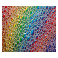 Bubbles Rainbow Colourful Colors Premium Plush Fleece Blanket (small) by Hannah976