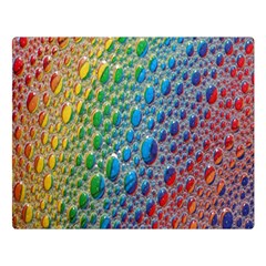 Bubbles Rainbow Colourful Colors Premium Plush Fleece Blanket (large) by Hannah976