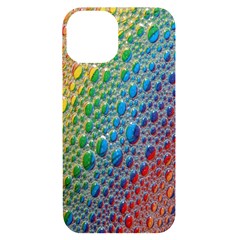 Bubbles Rainbow Colourful Colors Iphone 14 Black Uv Print Case by Hannah976