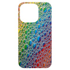 Bubbles Rainbow Colourful Colors Iphone 14 Pro Black Uv Print Case by Hannah976