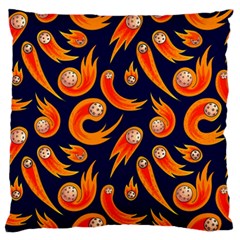 Space Patterns Pattern Large Premium Plush Fleece Cushion Case (one Side)