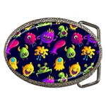 Space Patterns Belt Buckles Front