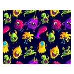 Space Patterns Two Sides Premium Plush Fleece Blanket (Large) 80 x60  Blanket Front