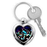 Dance Floor Key Chain (Heart) Front