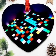 Dance Floor Heart Ornament (two Sides) by Hannah976