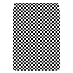 Black And White Checkerboard Background Board Checker Removable Flap Cover (l) by Hannah976