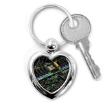 Computer Ram Tech - Key Chain (Heart) Front