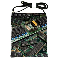 Computer Ram Tech - Shoulder Sling Bag by Hannah976