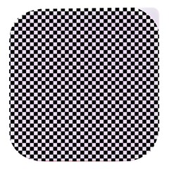 Black And White Checkerboard Background Board Checker Stacked Food Storage Container by Hannah976