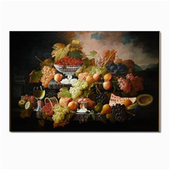 Abundance Of Fruit Severin Roesen Postcard 4 x 6  (pkg Of 10) by Hannah976