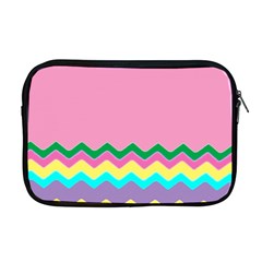 Easter Chevron Pattern Stripes Apple Macbook Pro 17  Zipper Case by Hannah976