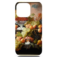 Abundance Of Fruit Severin Roesen Iphone 14 Pro Max Black Uv Print Case by Hannah976