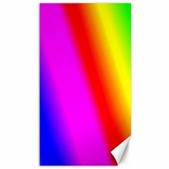 Multi Color Rainbow Background Canvas 40  X 72  by Hannah976