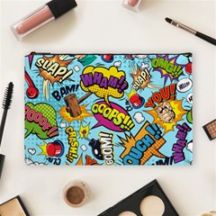 Comic Elements Colorful Seamless Pattern Cosmetic Bag (large) by Hannah976