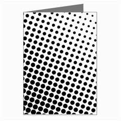 Background-wallpaper-texture-lines Dot Dots Black White Greeting Card by Hannah976