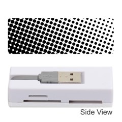 Background-wallpaper-texture-lines Dot Dots Black White Memory Card Reader (stick) by Hannah976