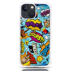 Comic Elements Colorful Seamless Pattern Iphone 13 Mini Tpu Uv Print Case by Hannah976