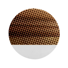 Background-wallpaper-texture-lines Dot Dots Black White Marble Wood Coaster (round) by Hannah976