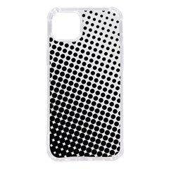 Background-wallpaper-texture-lines Dot Dots Black White Iphone 14 Plus Tpu Uv Print Case by Hannah976