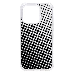 Background-wallpaper-texture-lines Dot Dots Black White Iphone 14 Pro Tpu Uv Print Case by Hannah976