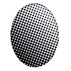 Background-wallpaper-texture-lines Dot Dots Black White Oval Glass Fridge Magnet (4 Pack) by Hannah976