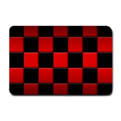 Black And Red Backgrounds- Small Doormat by Hannah976