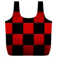 Black And Red Backgrounds- Full Print Recycle Bag (xxxl) by Hannah976