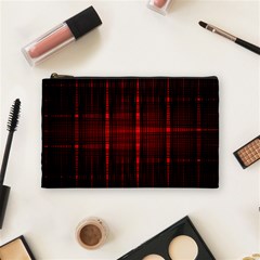 Black And Red Backgrounds Cosmetic Bag (medium) by Hannah976