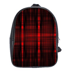 Black And Red Backgrounds School Bag (xl) by Hannah976