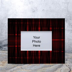 Black And Red Backgrounds White Tabletop Photo Frame 4 x6  by Hannah976