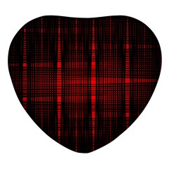 Black And Red Backgrounds Heart Glass Fridge Magnet (4 Pack) by Hannah976