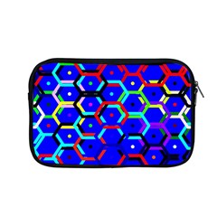 Blue Bee Hive Pattern Apple Macbook Pro 13  Zipper Case by Hannah976