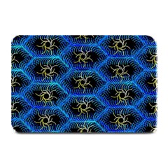 Blue Bee Hive Pattern Plate Mats by Hannah976