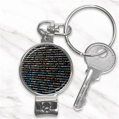 Close Up Code Coding Computer Nail Clippers Key Chain by Hannah976