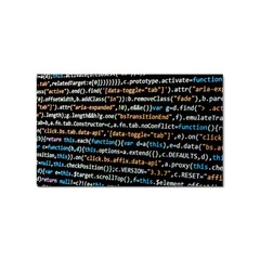 Close Up Code Coding Computer Sticker (rectangular) by Hannah976